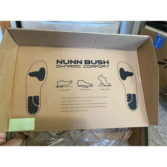 NWT Nunn Bush Men’s All-Terain Comfort Brown Brookston Slip-on loafer Size 9 - Picture 8 of 8